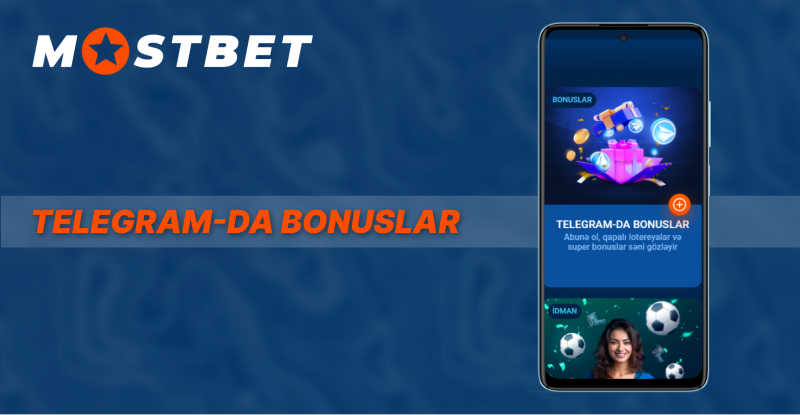 Mostbet istifadəçiləri üçün telegramda bonuslar